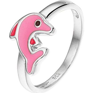 The Kids Jewelry Collection Ring Dolfijn - Zilver