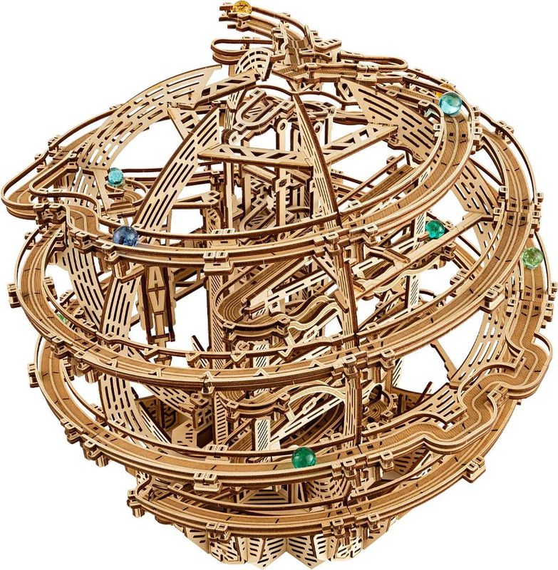 Gravity - Houten Marble Run - Multicolor - Hout - 773 Stukken