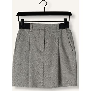 Jansen Amsterdam - Dani ROK WSC 693 - Rok - Grijs - Polyester