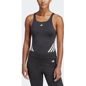 adidas Performance Train Icons 3-Stripes Tanktop - Dames - Zwart - L