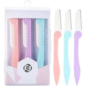 Equivera Dermaplaning Gezicht - Wenkbrauw Scheermesje - Dermaplaning Mesjes - Gezicht Mesjes Vrouwen - Scheermesjes Gezicht - Dermaplaning Facial - Scheermes Gezicht - Eyebrow Razor