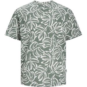 JACK&JONES JORLAFAYETTE AOP TEE SS CREW NECK LN Heren T-shirt - Maat XS