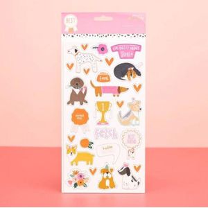 Violet Studio - Best In Show - Chipboard Stickers - Characters