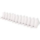Puma - Quarter Sokken Plain - Wit - 12-pack
