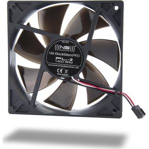 NoiseBlocker - BlackSilent Pro - Ventilator - Zwart - 120x120x25mm