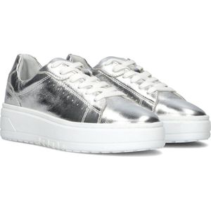 Omoda Anemone Lage sneakers - Leren Sneaker - Dames - Zilver - Maat 40