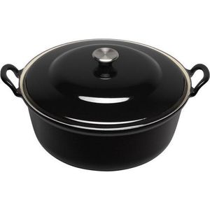 Le Creuset Faitout Braadpan - 3,9 l - Ø 28 cm - Ebbenzwart