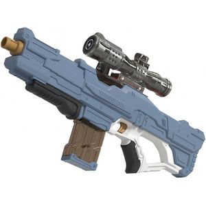 Dicadore - Automatisch Waterpistool met Vizier Blauw - Elektrisch Waterpistool - Watergeweer - Super Soaker - Watergun - Buitenspeelgoed