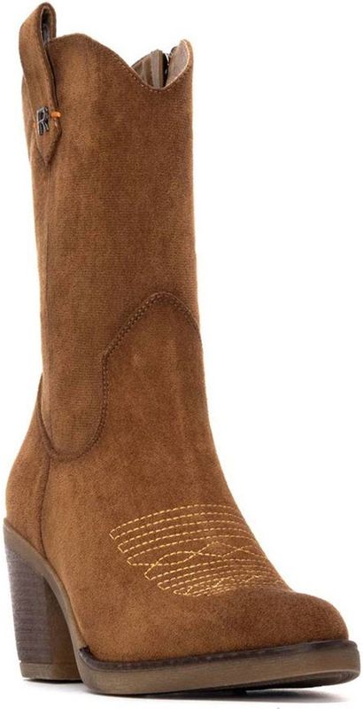 Refresh - 17296702-CAMEL - Kuitlaarzen - Bruin - Ritssluiting - Casual