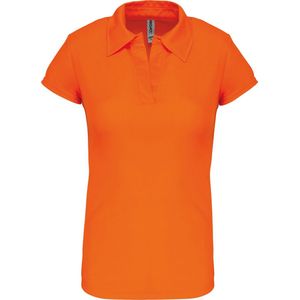 Proact - Damessportpolo - Orange - Korte Mouwen