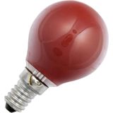 Schiefer - E14 Kogel Gloeilamp - Rood - 15W - Dimbaar