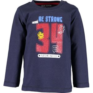 Blue Seven - Longsleeve - Baby-jongens - Met Opschrift - Mini Shirt