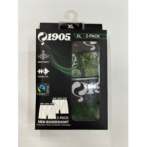 2 stuks Q1905-Quick Heren boxershot- Groen-M