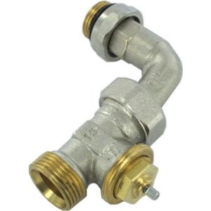 Comap Sar thermostatische radiatorafsluiter recht met bocht 1/2 xM22