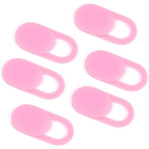 GBG Webcam Cover - Privacy schuifje - Bedek Webcam - Geschikt voor Macbook, Laptop, Tablet & Telefoon - Roze - 6 stuks