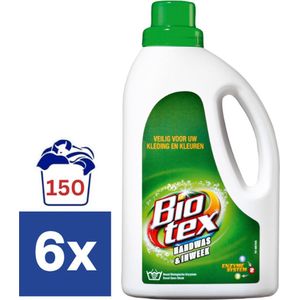 Biotex - Handwas & Inweek Vloeibaar - Voordeelverpakking - 6 x 750 ml