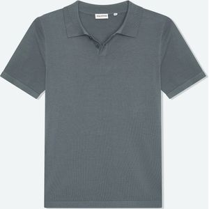 Solution Clothing Purdy - Casual Poloshirt - Regular Fit - Knoopsluiting - Volwassenen - Heren - Mannen - Blauw - XL