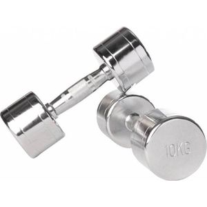 Chrome dumbbellset (2 stuks per set) - 2kg