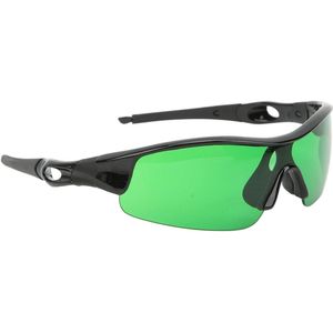 Allecto Plus - UV-Bril voor bescherming tegen LED-licht en blauw licht in kweekruimte, oogbescherming voor werken (Groente)