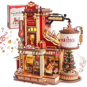 3D Houten Puzzel Muziekdoos Bouwpakket voor Volwassenen - Ambachtelijk Modelbouw Kit voor Geschenken