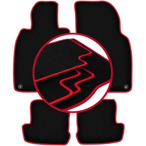 CARLUX-RED automatten voor: Porsche 911 (type 991) coupé, targa, cabrio (2010-2019)