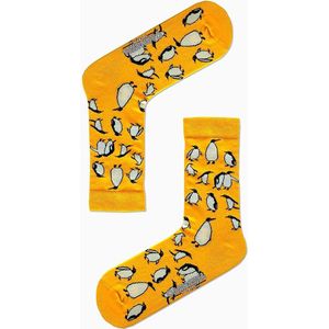 Sokken met pinguïnpatroon - Socks - Katoen - Vrolijke Sokken - Unisex - Maat 37-44 - Christmas Gift - Verjaardag Cadeau