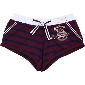 Maroon HARRY POTTER gestreepte shorts