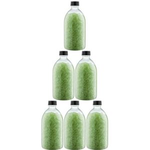 Claudius Badzout Eucalyptus - 600 gram - Fles met zwarte dop - Set van 6 stuks