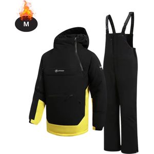 Nivard Skipak - SkiBroek - Skijas - Ski Suit - Wintersport - Heren - 2-Delig - Zwart - Maat S