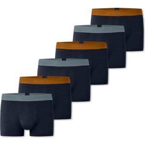 Schiesser Heren lang short / pant 6 pack 95/5 Cotton
