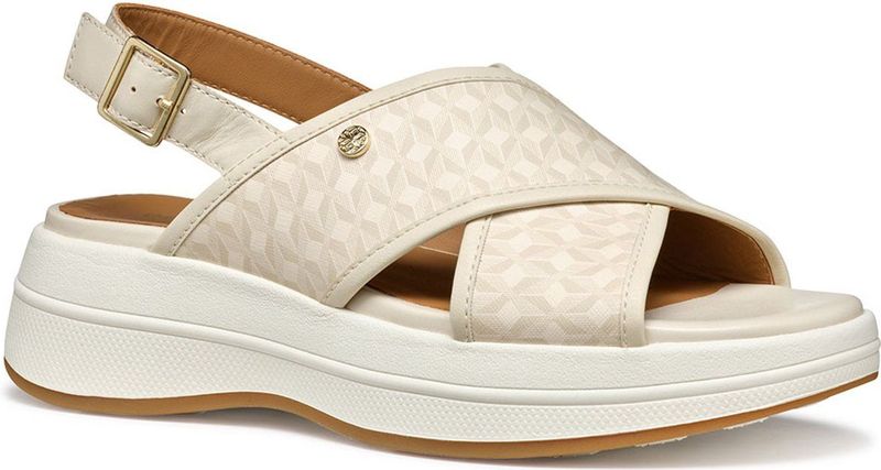 Geox Spherica Ecub-3 S Sandalen Beige EU 37 Vrouw