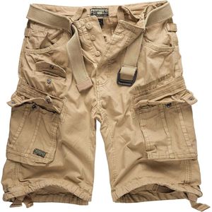 Heren Cargo Shorts met Ceintuur en Bandana