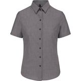 Blouse - Oxford - Wit - Katoen/Polyester - Easy Care