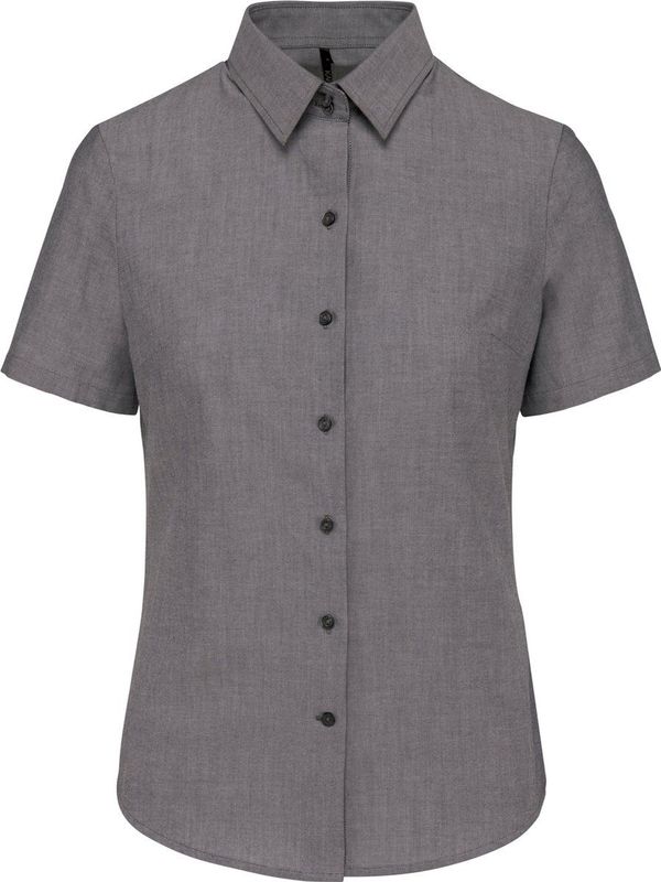 Blouse - Oxford - Wit - Katoen/Polyester - Easy Care