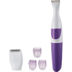 3-in-1 Elektrische Trimmer voor Vrouwen - Bikini en Body Haarverwijderaar - Met 3 Kam Gidsen - Voor Benen en Schaamhaar