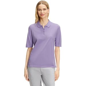 FALKE Basic Pique Polo zacht huidvriendelijk katoen polo shirt dames purper - maat L