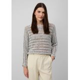 Gebreide Trui - Ajourpatroon - Bateauhals - Vleermuismouwen