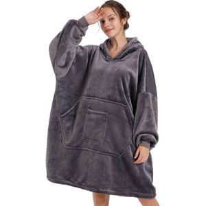 Oversized hoodie - Plaid - Hoodie Deken - Met lange mouwen – Unisex - Eén maat