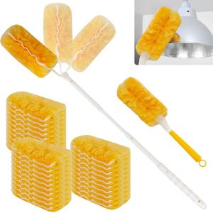 Plumeau Set met 30 Vervangingen en Telescoopstang - Perfect voor Thuis, School en Kantoor