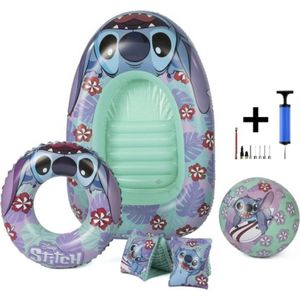 Lilo & Stitch Zwem Set Met Boot - Lilo & Stitch - Zwemset - Zwemset Kind - Zwem Accessoires - Swimming Play Set - + Pomp - Blauw - Blue -