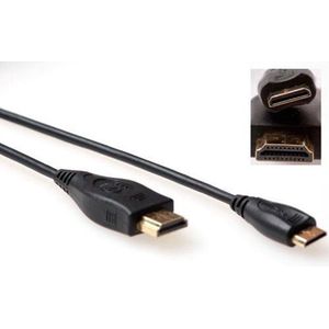 Advanced Cable Technology - 1.4 High Speed HDMI naar Micro HDMI  kabel - 0.5 m - Zwart