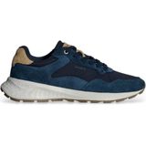 HOFF - City Mkii - Leren Sportschoenen - Marineblauw - Vetersluiting - Casual