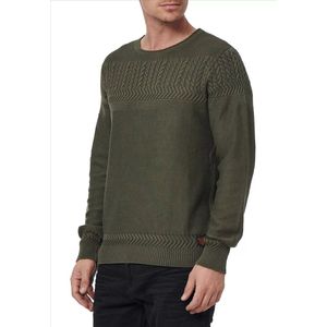 RustyNeal - Sweater - Antraciet - Ronde Hals