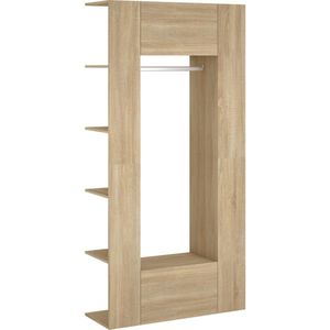 vidaXL Gangkasten - 2 st - Sonoma Eiken - Hout Gangkast - Bergruimte - Houten Kast - Eikengrootte - Salontafel