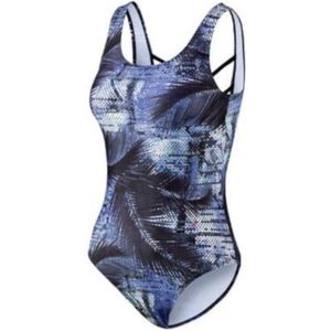 Beco Badpak Lady C-cup Polyamide/elastaan Blauw/zwart Maat 38