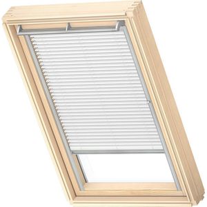 VELUX Jaloezie (PAL) voor VELUX Dakramen SK08, Zilveren Kozijn, Handbediend, Wit