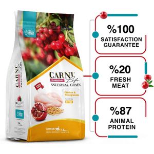 Carni Life Cranberry ANCESTRAL GRAIN CHICKEN & POMEGRANATE KITTEN