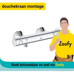 Installatie douchekraan  - Door Zoofy in samenwerking met bol.com - Installatie-afspraak gepland binnen 1 werkdag