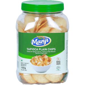 Manji - Naturel Tapioca Chips - 3x 150 g