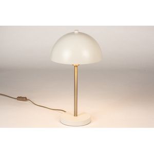 Lumidora Tafellamp 74463 - NADIA - E14 - Grijs - Creme - Messing - Metaal - ⌀ 25 cm